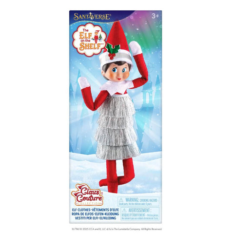 The Elf on the Shelf® Claus Couture® Tiny Tinsel Dress