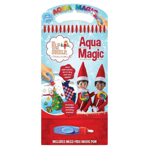 The Elf on the Shelf® Aqua Magic Colouring Book with Magic Marker