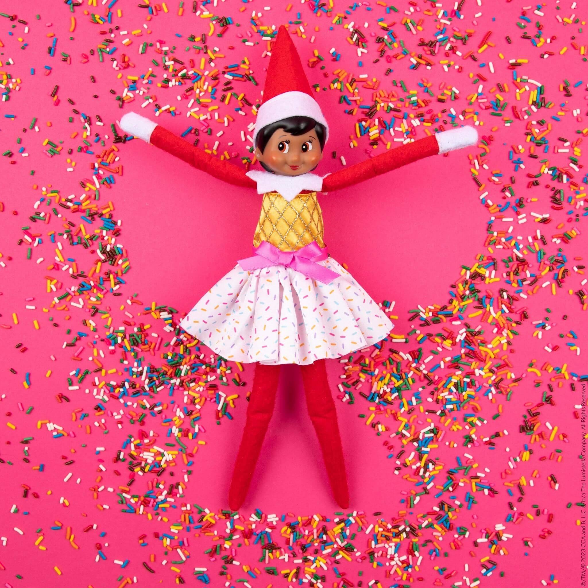 elf on the shelf ice cream dress Ice Cream Party Dress - Claus Couture Accessory